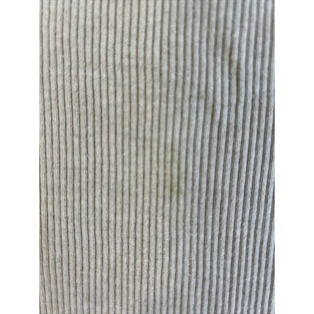 Hard Tail Womens Ribbed Cardigan Sweater Set Khaki Beige V Neck Sz Small READ - Picture 7 of 16